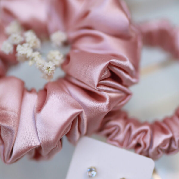 Gumičky SATIN DUO Baby Pink