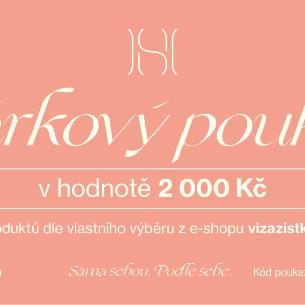 Dárkový poukaz v hodnotě 2 000 Kč