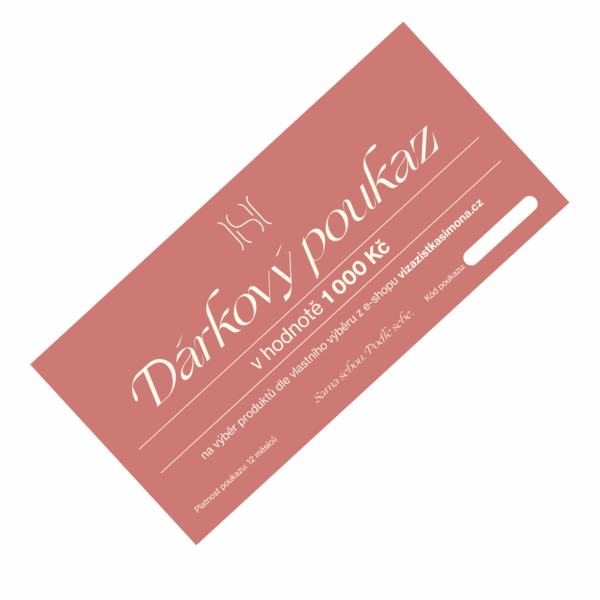 Dárkový poukaz v hodnotě 1 000 Kč