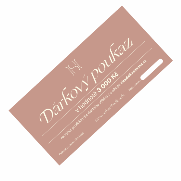 Dárkový poukaz v hodnotě 3 000 Kč