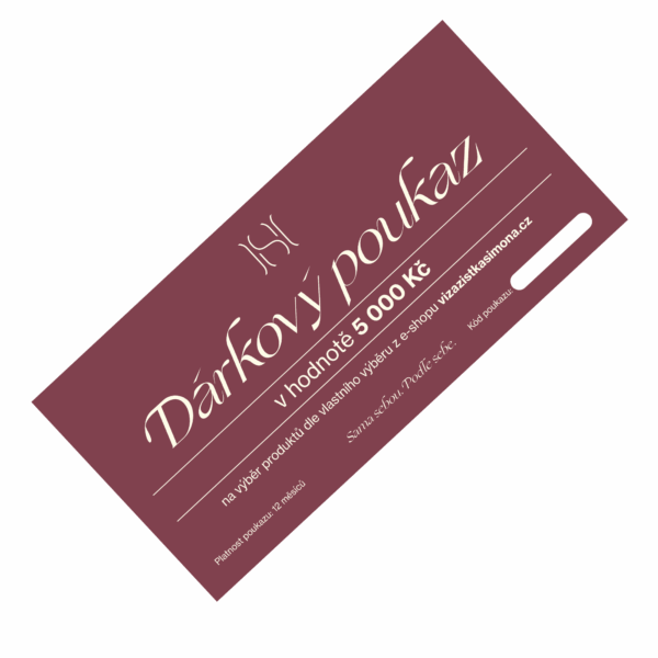 Dárkový poukaz v hodnotě 5 000 Kč